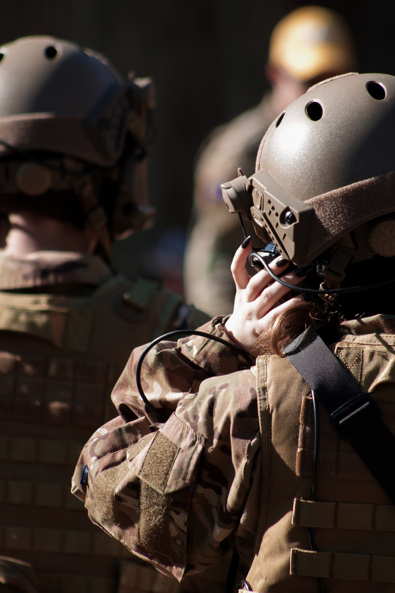 Tactical Woman Framed Photograph